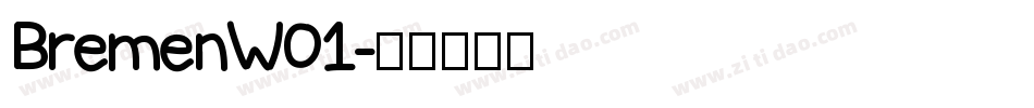 BremenW01字体转换