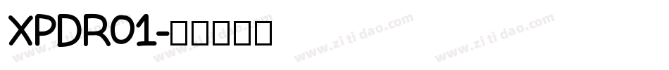 XPDR01字体转换