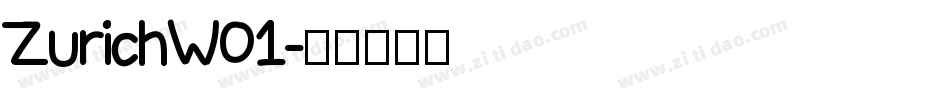 ZurichW01字体转换