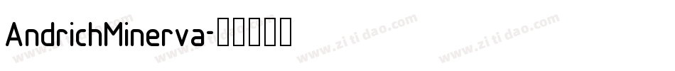 AndrichMinerva字体转换