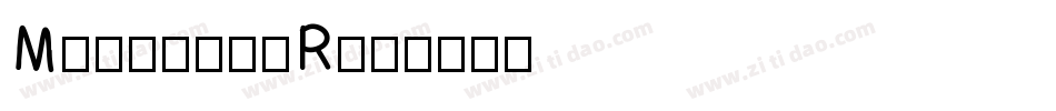 Mingzat-R字体转换