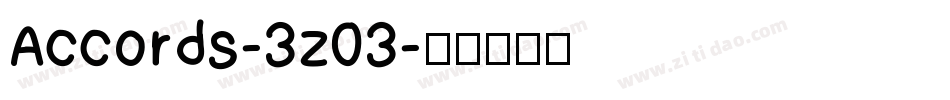 Accords-3z03字体转换