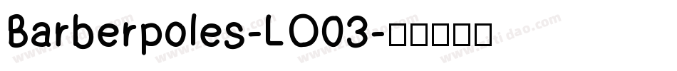 Barberpoles-LO03字体转换