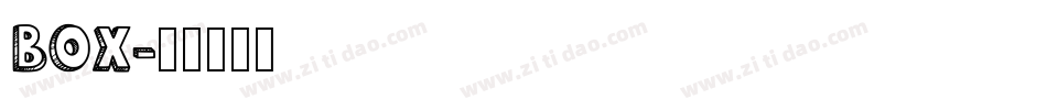 BOX字体转换
