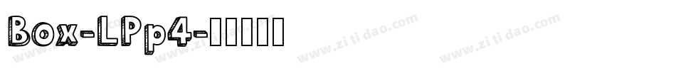 Box-LPp4字体转换