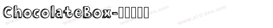ChocolateBox字体转换