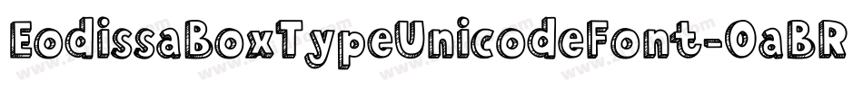 EodissaBoxTypeUnicodeFont-0aBR字体转换