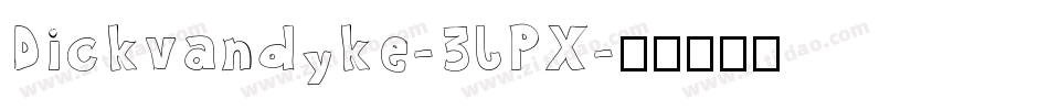 Dickvandyke-3lPX字体转换