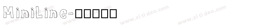 MiniLine字体转换