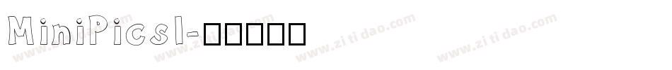 MiniPics1字体转换