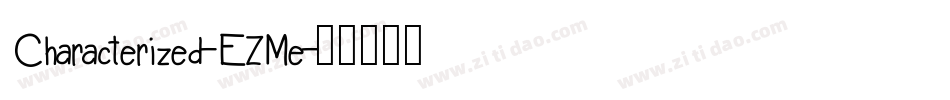 Characterized-EZMe字体转换