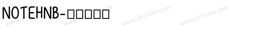 NOTEHNB字体转换
