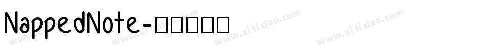 NappedNote字体转换
