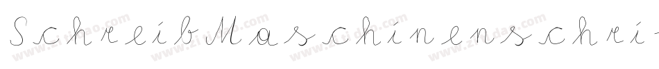 SchreibMaschinenschriftBQ字体转换
