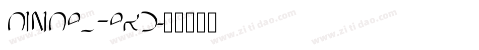 MINIMALHARD字体转换