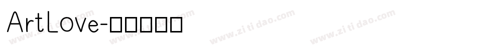 ArtLove字体转换