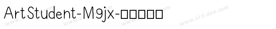ArtStudent-M9jx字体转换