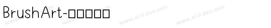 BrushArt字体转换