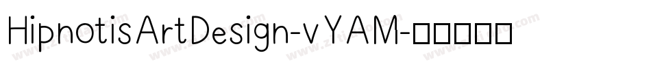 HipnotisArtDesign-vYAM字体转换