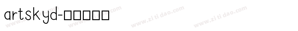artskyd字体转换