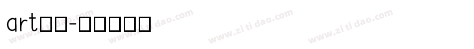 art字体字体转换