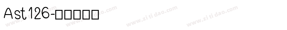 Ast126字体转换