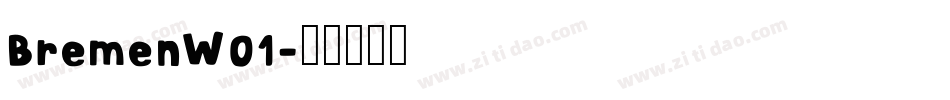BremenW01字体转换