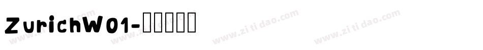 ZurichW01字体转换