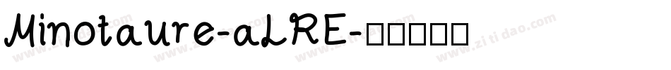 Minotaure-aLRE字体转换