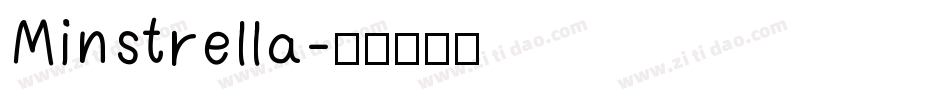Minstrella字体转换
