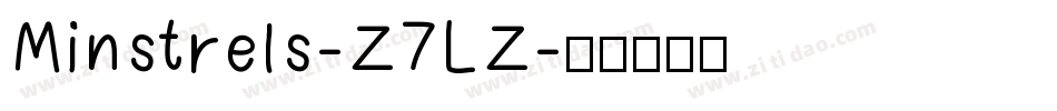 Minstrels-Z7LZ字体转换