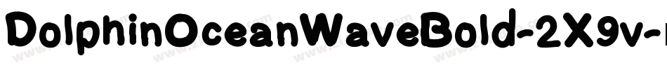 DolphinOceanWaveBold-2X9v字体转换