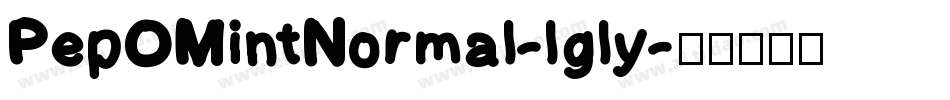 PepOMintNormal-lgly字体转换