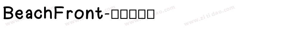 BeachFront字体转换
