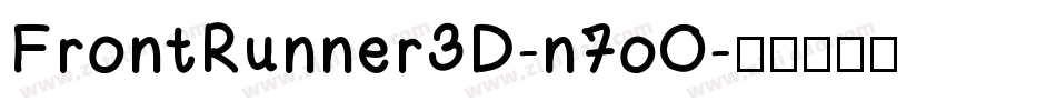 FrontRunner3D-n7oO字体转换