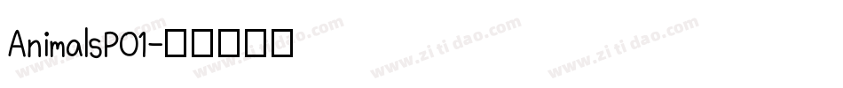 AnimalsP01字体转换