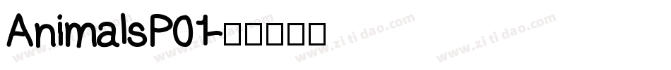 AnimalsP01字体转换