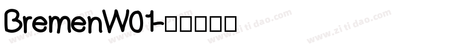 BremenW01字体转换