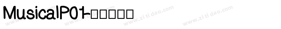 MusicalP01字体转换