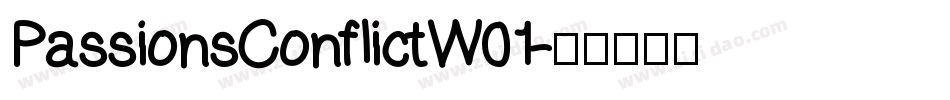 PassionsConflictW01字体转换