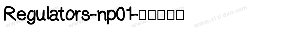 Regulators-np01字体转换
