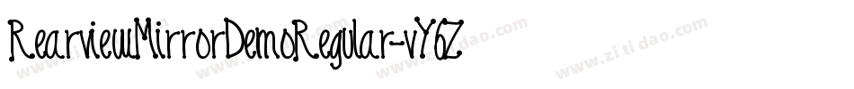 RearviewMirrorDemoRegular-vY6Z字体转换