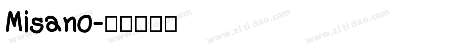 Misano字体转换