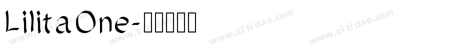 LilitaOne字体转换