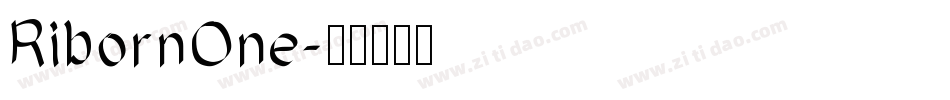 RibornOne字体转换
