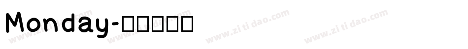 Monday字体转换