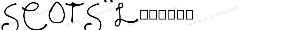 SCOTSDAL字体转换