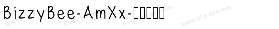 BizzyBee-AmXx字体转换
