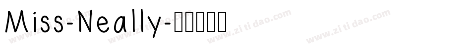 Miss-Neally字体转换