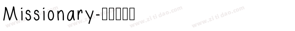 Missionary字体转换